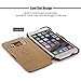 iPhone 6 Plus Case, Benuo [Vintage Classic Series] [Genuine Leather] Folio Flip Corrected Grain Leather Case [Card Slot] [Stand Feature] with Magnetic Closure for iPhone 6 Plus 5.5 inch (Retro Brown)