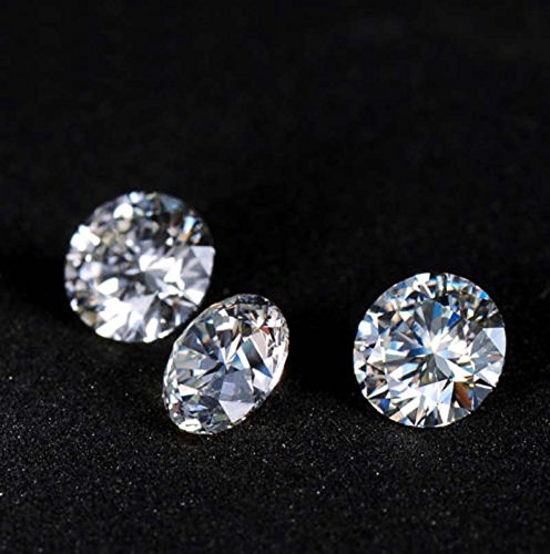 0.6 Ct 5.5 mm Round Brilliant Cut Genuine Charles&Colvard Moissanite Loose Stone w. Certificate - Thumbnail 4