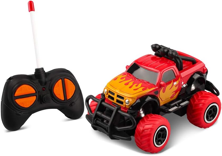 Car Toy for 3 4 5 6 Years Old Boys Gifts Age 3-6, Remote Control Truck Toy for Kids Toys Age 3 4 5 6 Radio RC Car Toy for 3-6 Years Old Pickup Red