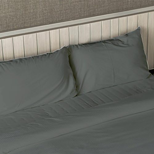 DEEP POCKET 1800 COUNT BAMBOO SERIES 4 PIECE BED SUPER SOFT SHEET SET ALL SIZES (California King / King, Grey)