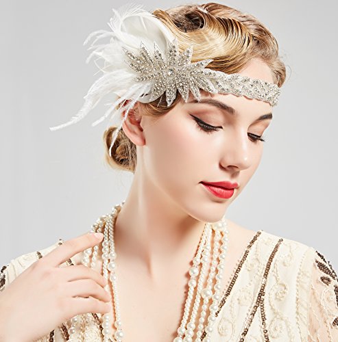 Babeyond Vintage 1920s Flapper Headband Roaring 20s Great Gatsby