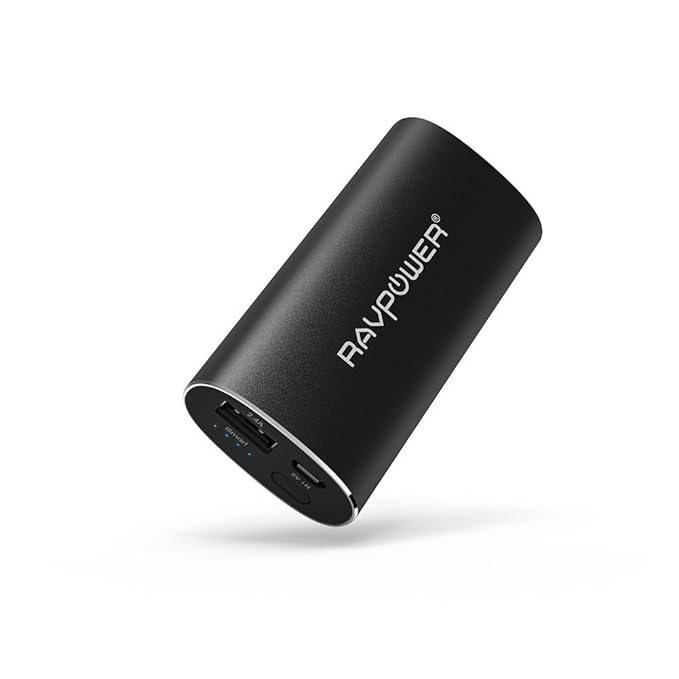 RAVPower 6700mAh Kompakte Powerbank, Externer Akku, Handy Ladegerät mit iSmart Kompatibel mit iPhone XS Max/XR/XS/X / 8/8 Plu