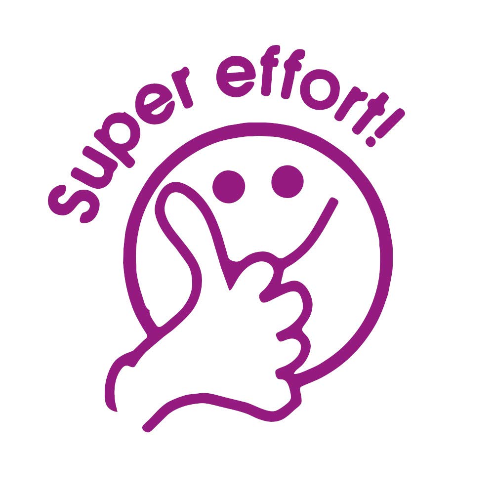 Super Effort! - Thumbs Up Stamper - Purple