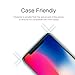 Vomach 2-packs iPhone X Screen Protector, Tempered Glass Screen Protector High Definition Clear Screen Protector
