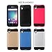 BLU Advance 4.0 L3 A110U Case Slim Armor Hybrid Cover [Scratch/Dust Proof] Defender Dual Layer Shockproof Protection Case (VGC Black)