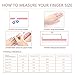 Egnaro Thin and Stackable Silicone Wedding Bands Women - 2.5mm Width - 1.8mm Thick