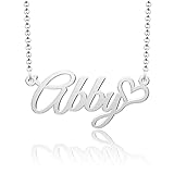 Q&Locket Name Necklace 316L Stainless Steel Initial