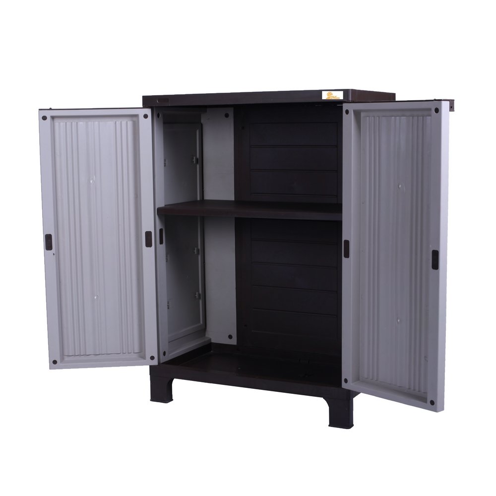 Palm Springs 95cm 3ft Lockable Compact Garden Cabinet Amazon Co