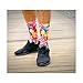 Zmart Mens Cool 3D Print Funny Crazy Colorful Athletic Sport Crew Tube Socks