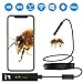 Wireless Endoscope, Mascarry WiFi Borescope Inspection Camera HD Snake Camera for Android and IOS Smartphone, iPhone, Samsung, Tablet - Black(11.5FT)