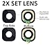 2X Back Rear Camera Glass Lens Cover Replacement + Tool + Guide with Tips + Adhesives Preinstalled + Tempered Glass + Clean Cloth for Samsung Galaxy S7 G930 / S7 Edge G935 (Any Carriers)