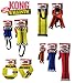 KONG Fire Hose Ballistic Bottle Tracker Toy for Dogs, Large, Colors vary