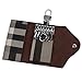 Linsam Key Wallet Holder, Portable PU Leather Wallet Keychain with 6 Hooks Keychain Wallet for Women & Man