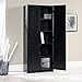 Sauder Storage Cabinet, Ebony Ash finish
