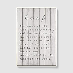 Framed Home Artwork Vintage Wood for Living Room Bedroom