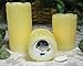 Flameless Flickering LED Candles - Set of 3 assorted sizes - 2
