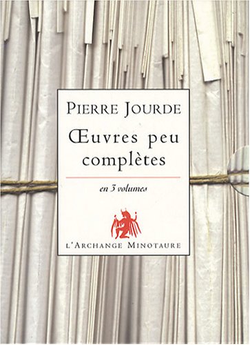 Oeuvres peu complètes