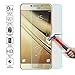 [2PCS] Samsung Galaxy C5 Tempered Glass Screen Protector,Kmall 0.26mm 2.5D HD Clear Oleophobic Coating Screen Film Cover For Samsung Galaxy C5 Hardness Anti Scratch Fingerprint water resistant