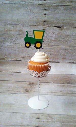 Tractor Cupcake Toppers - john deere