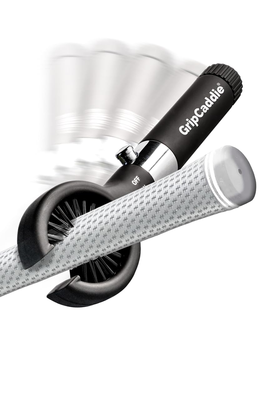 GripCaddie Unisex Xs Brush For Cleaning Golf Handles To Clean Grips, Black, Cirka 250 X 80 X30 Mm EU