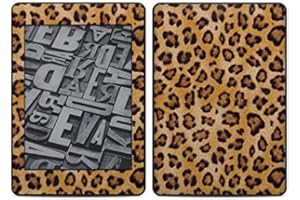 DECALGIRL Leopard Spots Amazon Kindle Paperwhite 2018 Full Vinyl Decal - No Goo Wrap, Easy to Apply Durable Pro