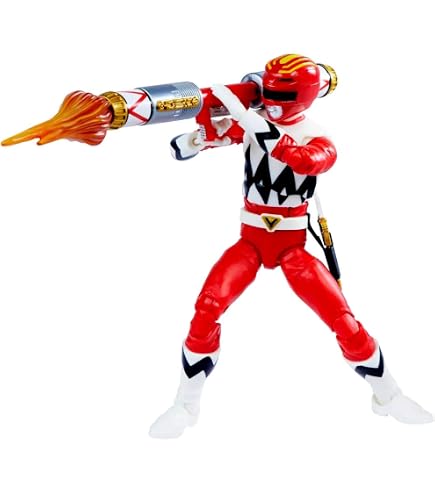 Amazon.com: Power Rangers Lightning Collection Zeo Red Ranger 6