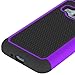 J1 2016 Case, Galaxy Amp 2 Case, Galaxy Express 3 Case, OEAGO [Shockproof] [Impact Protection] Hybrid Dual Layer Defender Protective Case Cover for Samsung Galaxy Amp 2 / J1 2016 / Express 3 - Purple
