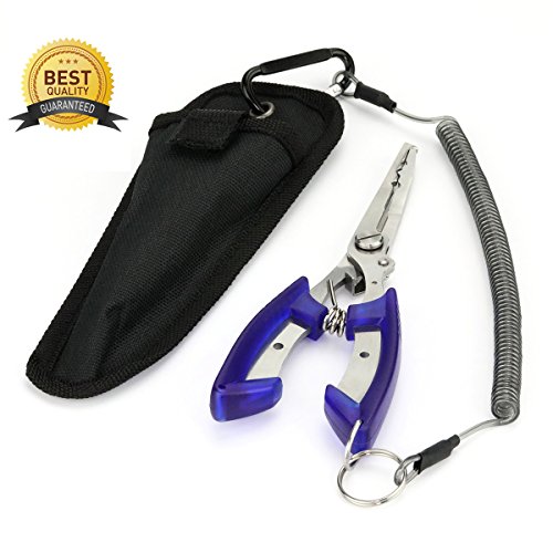 Fishing Pliers fish with Sheath and Lanyard for fresh water and Saltwater by BB Hapeayou - Thumbnail 7