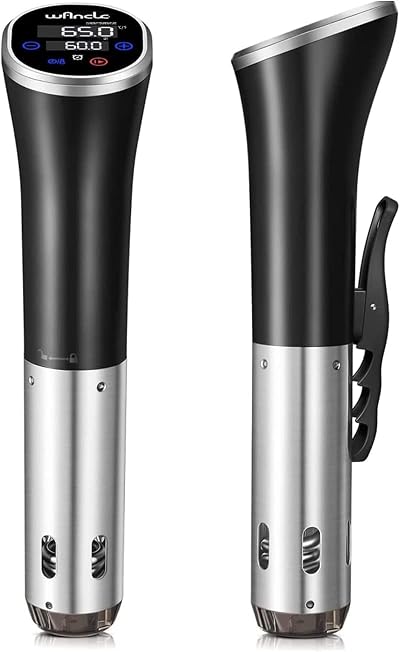 Wancle Sous Vide Cooker 1100W Waterproof Immersion Circulator Black