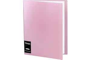 Tuhangcc Art Portfolio 8.5"x11",-Heavy DutyDisplay Book Folder with Clear Sheet Protectors,Displays40Pages, Presentation Book