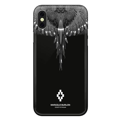 Custodia Rigida Marcelo Burlon Per IPhone X - Flags - Policarbonato Soft-touch Antiurto