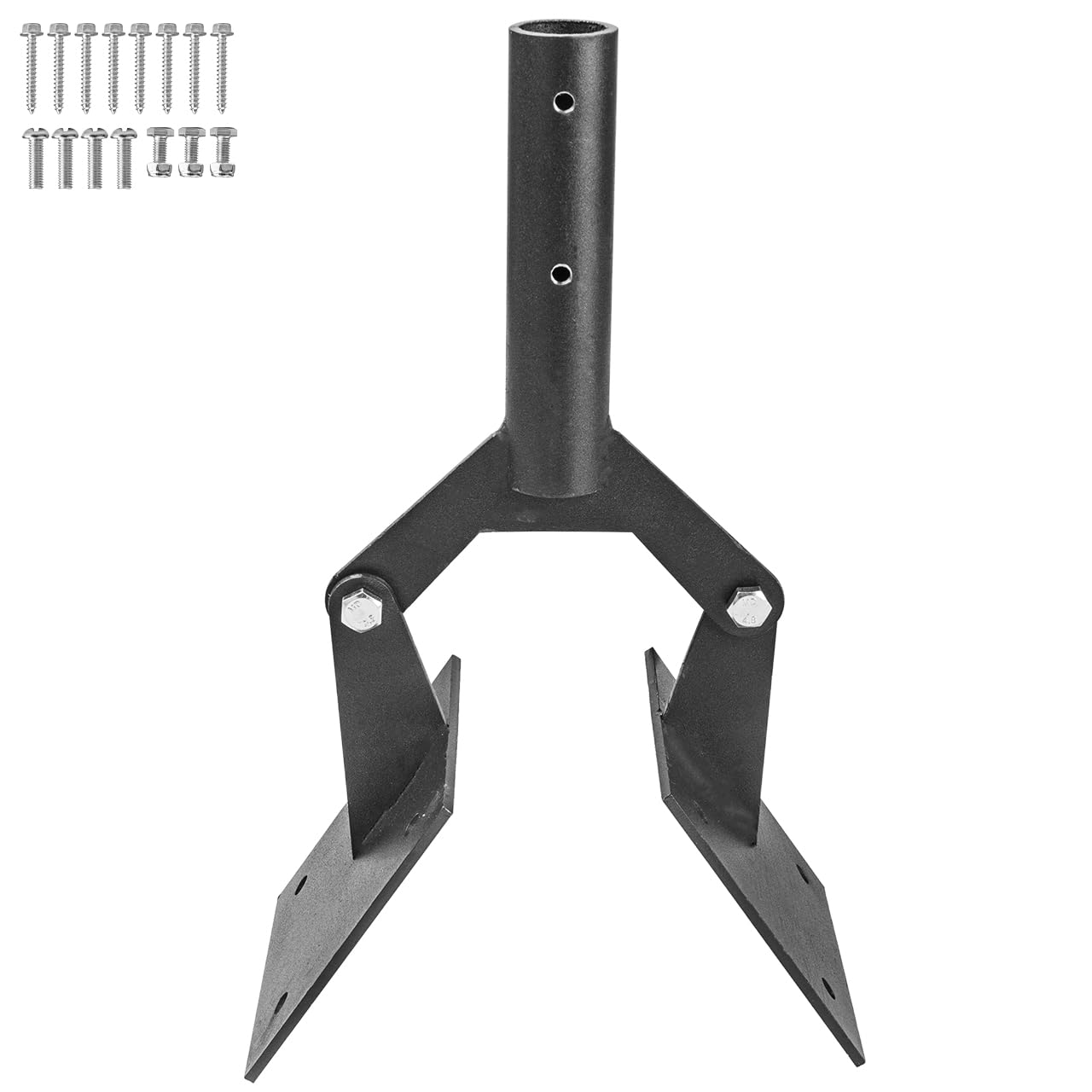 TCHOSUZ Adjustable Aluminum Weathervane Roof Mount, Black Weather Vanes Mount for Roofs Cupola with Mounting Brackets Extension