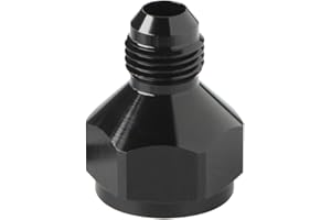Podavelle 10AN Female to 6AN Male Flare Reducer Adapter Fitting Aluminum Black