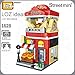LOZ Piza Shop Style Diamond Mini Building Micro Block Brick Headz Baseplate DIY Figurine Bobble Head Collectible Developmental Toys Model Comics Collection Line Friends Chistmas Gifts for Kids