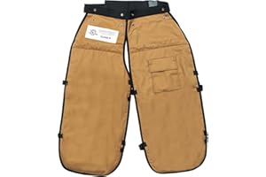 MGP SUPPLY Chainsaw Chaps For Men - Chain Saw Chaps For Men, Apron Style W/Pocket & Adjustable Belt, Safety Equipment