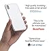 totallee iPhone X Case, Thinnest Cover Premium Fit Ultra Thin Light Slim Minimal Anti-Scratch Protective - for Apple iPhone X (2017) (Frosted White)