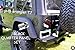 Fits Jeep Tj Wrangler Black 2 Pc Diamond Plate Rear Body Armor Corner Guard Kit