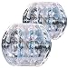 Happybuy 2PCS Inflatable Bumper Ball 4 FT / 1.2M Diameter, Bubble Soccer Ball, Blow Up Toy in 5 Min Inflatable Bumper Bubble Balls for Adults or Children (Transparent, 4FT / 1.2M)