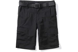 OCHENTA Men & Boys' Quick Dry Cargo Hiking Shorts Elastic Waist Athletic Outdoor Scout Fishing
