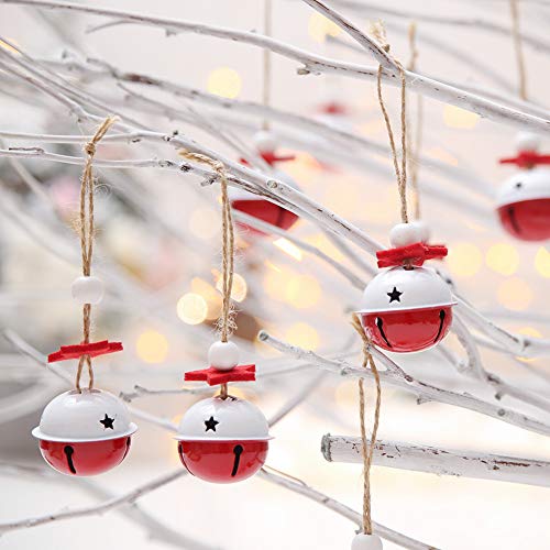 image for daffodilblob 3Pcs Cute Iron Bells Pendant Home Christmas Tree Xmas Par