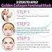 Set of 10pcs 24K Gold Collagen Forehead Facial Masks Patches, Gel Crystal for Wrinkles Removing, Frown Lines Reduction, Deep Skin Pores Cleansing, Blemishes Blackheads Removal and Hydration
