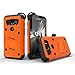 Zizo BOLT Series compatible with Samsung Galaxy S7 Active Case Military Grade Drop Tested with Tempered Glass Screen Protector Holster ORANGE BLACK