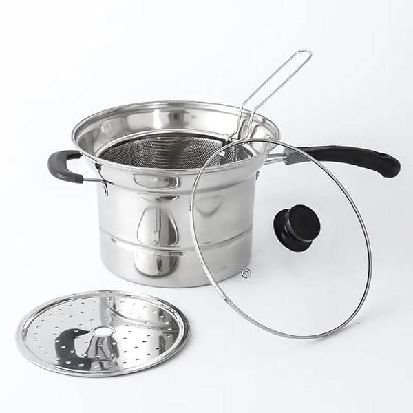STAINLESS STEEL STUDENT POT, 8.6 “FOR 1-2 PEOPLE,...