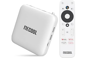 MECOOL Android 10.0 TV Box, KM2 Smart TV Box Netflix Google Certified USB 3.0 Ultra 4K HDR 2GB 8GB Support 2.4G 5.0G WiFi BT 4.2 with Amlogic S905X2 Google Assistant Dolby Audio