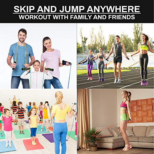 Limm Jump Rope Experience Levels, Cardio, Cross Fitness & More - Easily Adjustable - Best Exercise for Weight-Loss & Health - Start Enjoying The Comfort Today!
