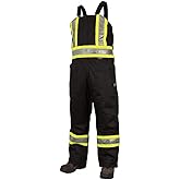 Work King mens Hi Vis Insulated Safety Overall