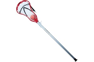 STX Lacrosse Mini Power Lacrosse Stick with Ball- Red