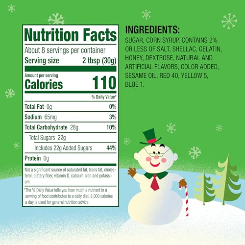BRACH’S HOLIDAY ELF MELLOWCREME CANDY, 8OZ