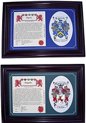Mixed Media - Family History and Hand Painted Coat Of Arms.
