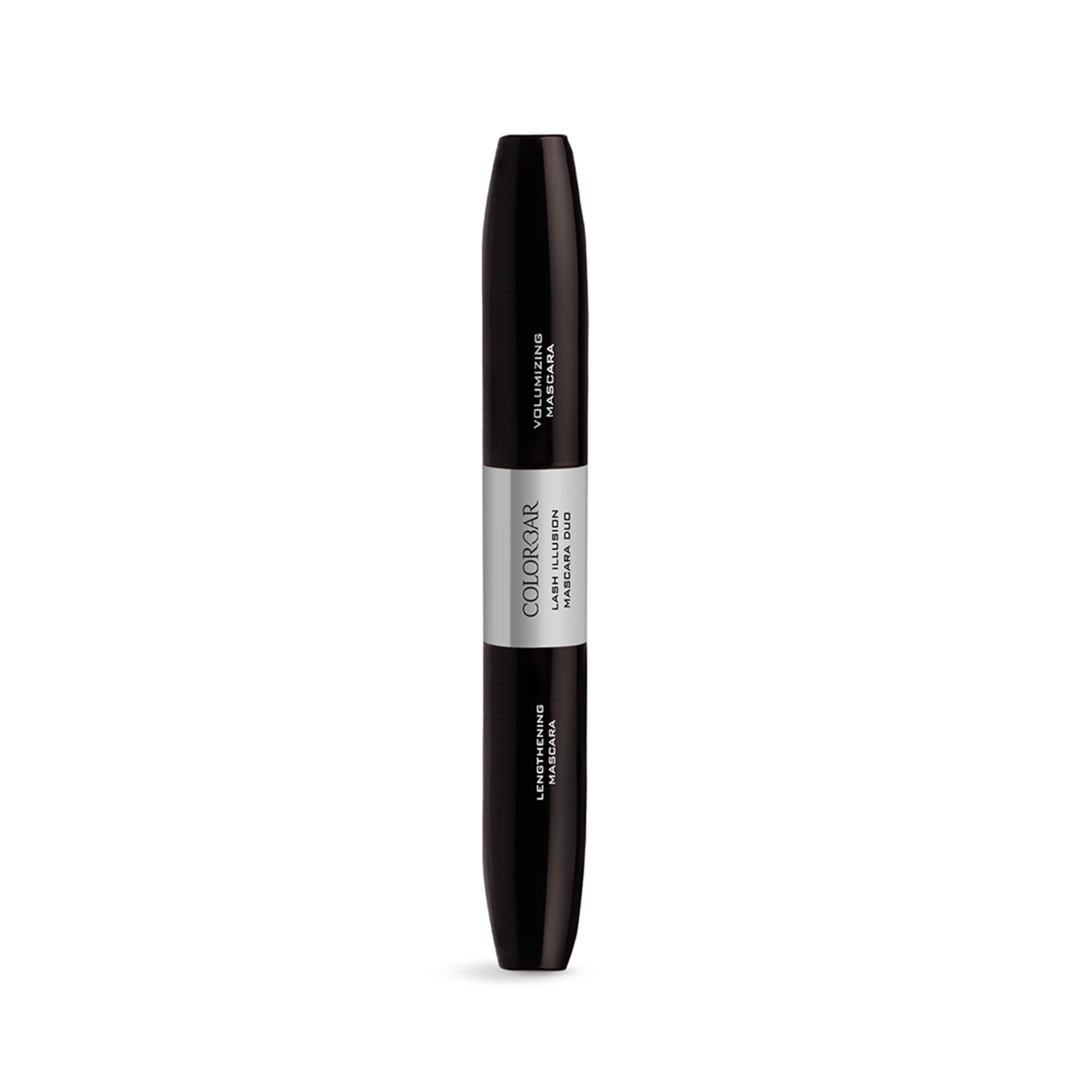 Colorbar Lash Illusion Mascara Duo, Carbon Black, 4ml, Lash Volumising, Lengthning Mascara